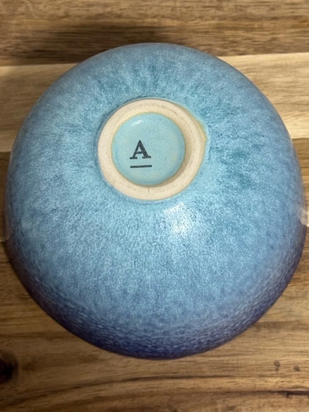 Anthropologie Dalila Ombre Bowl Azure Blue Stoneware⁠